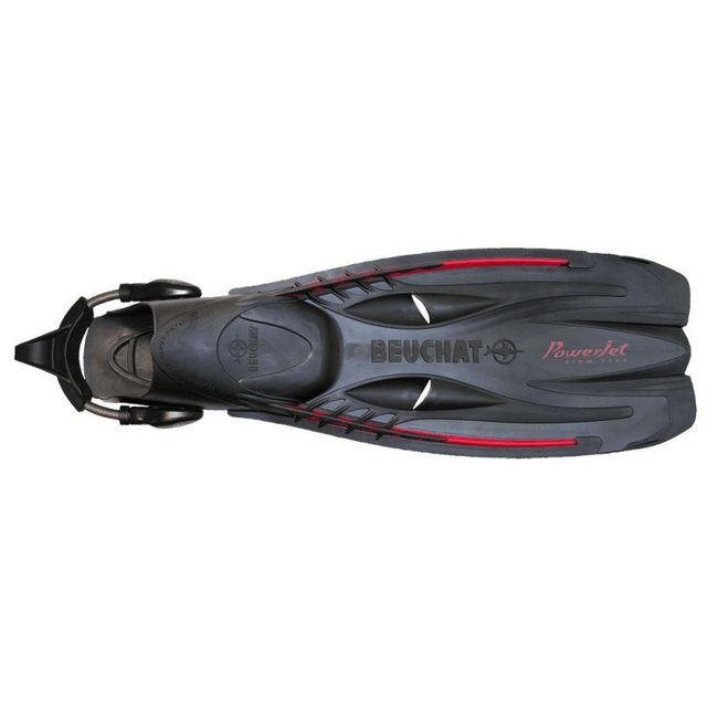 Beuchat Flosse Powerjet mit Springstraps