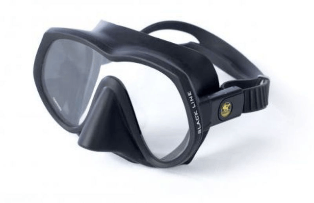 Poseidon Maske Black  Line 