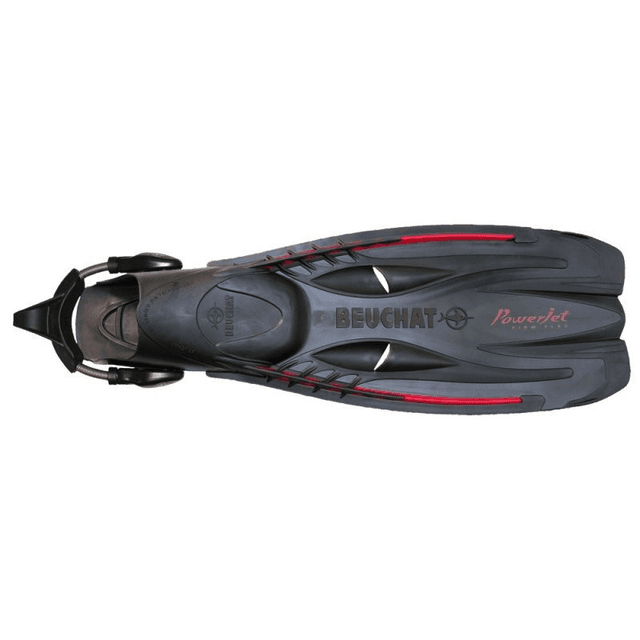Beuchat Flosse Powerjet mit Springstraps