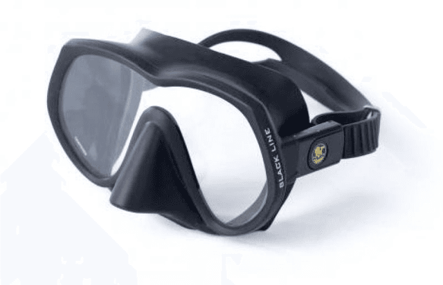 Poseidon Maske Black  Line 
